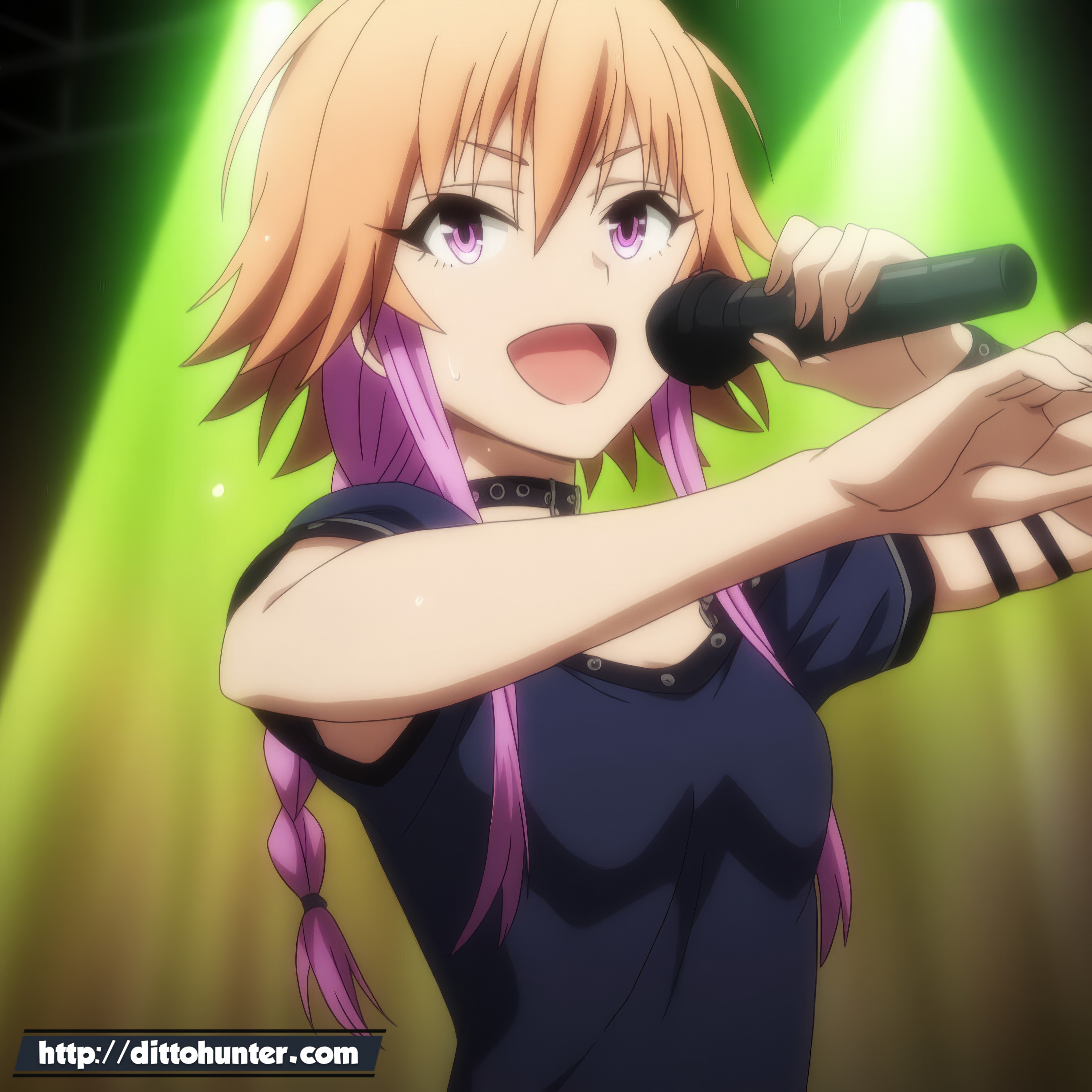 STA - Asuka Ninomiya (THE iDOLM@STER Cinderella Girls) sex with her fans at her concert - [R-18]