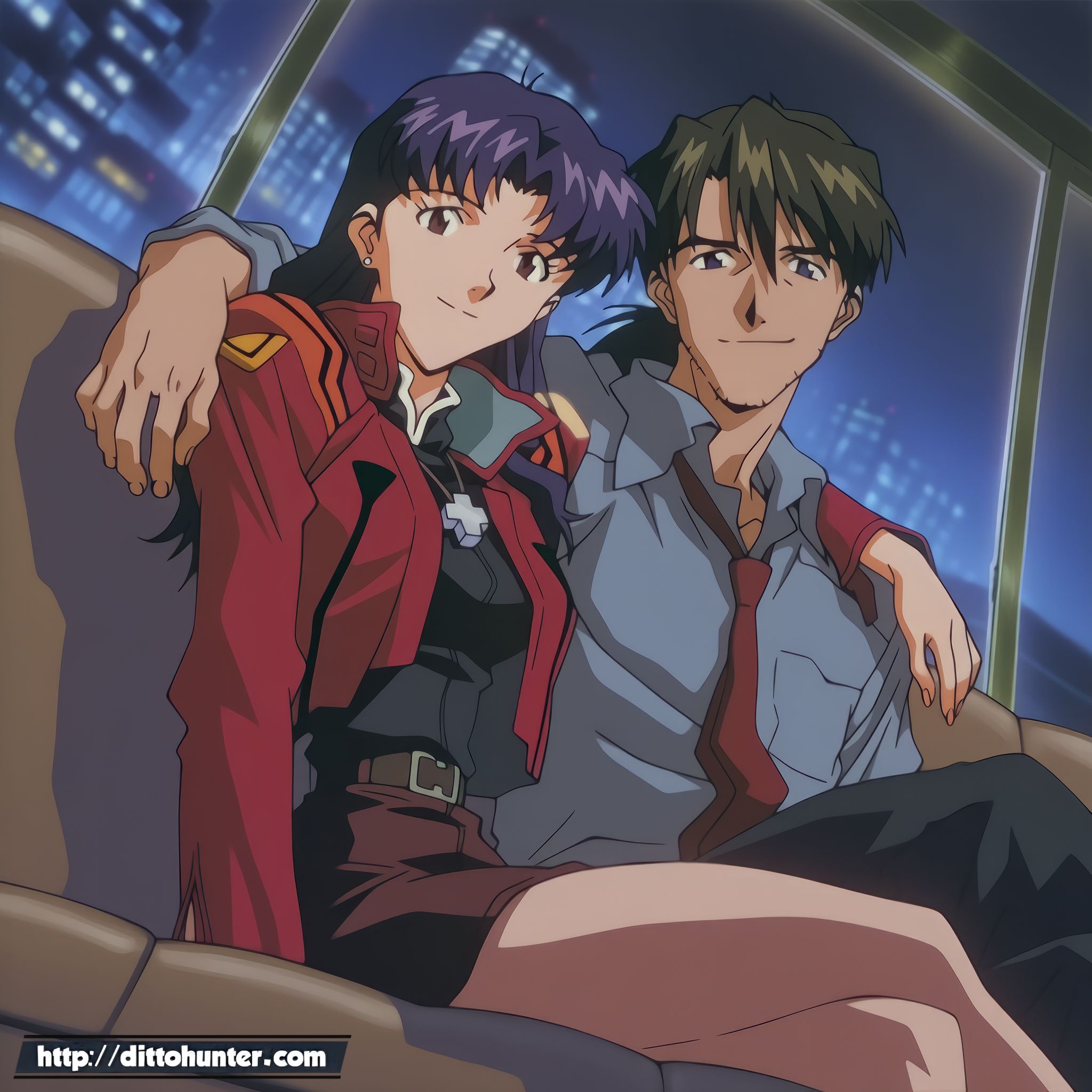 CPL - Misato Katsuragi & Ryoji Kaji (Neon Genesis Evangelion) A Night of Rekindled Bonds