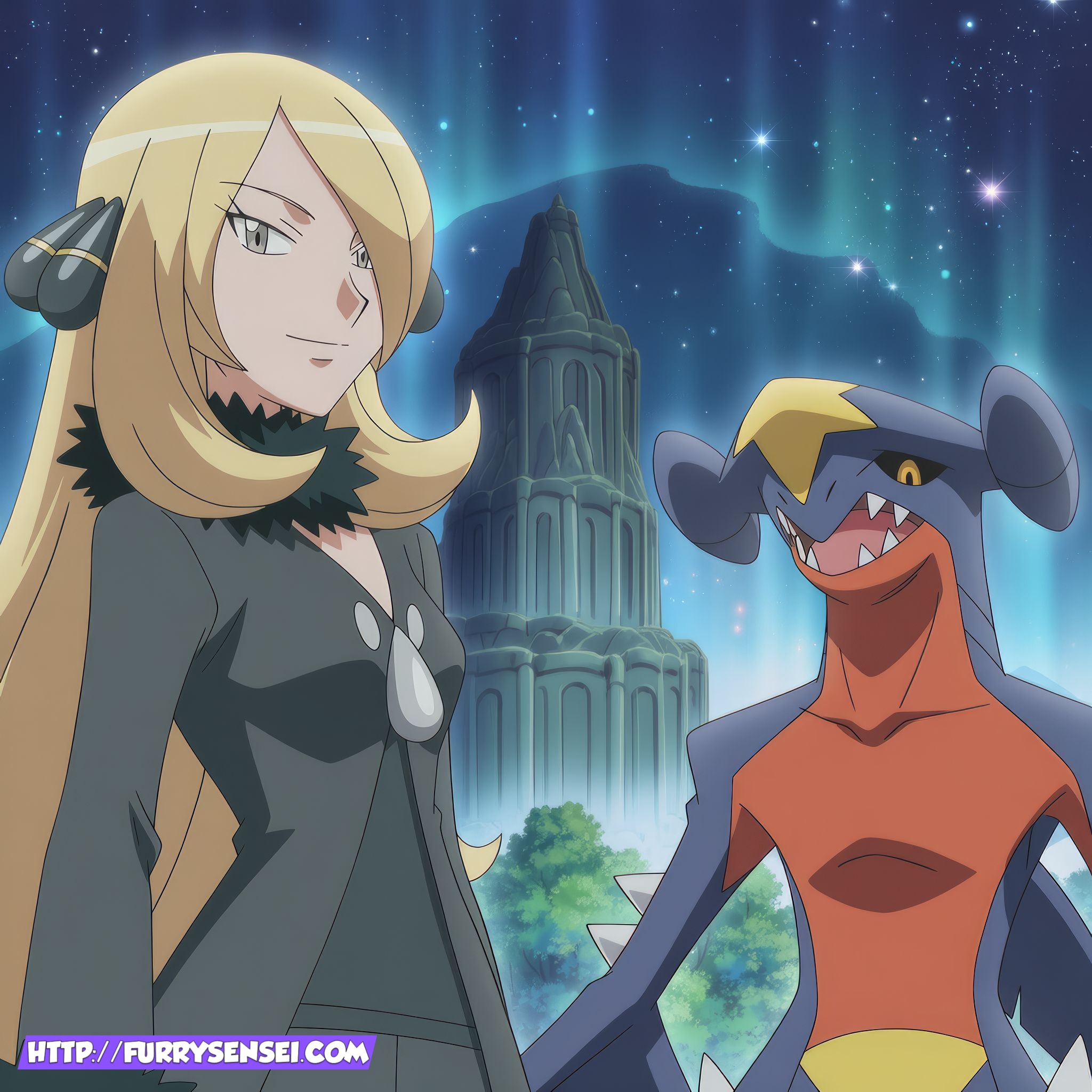 SHR - Cynthia & Garchomp (Pokémon) Primal Heat Unleashed