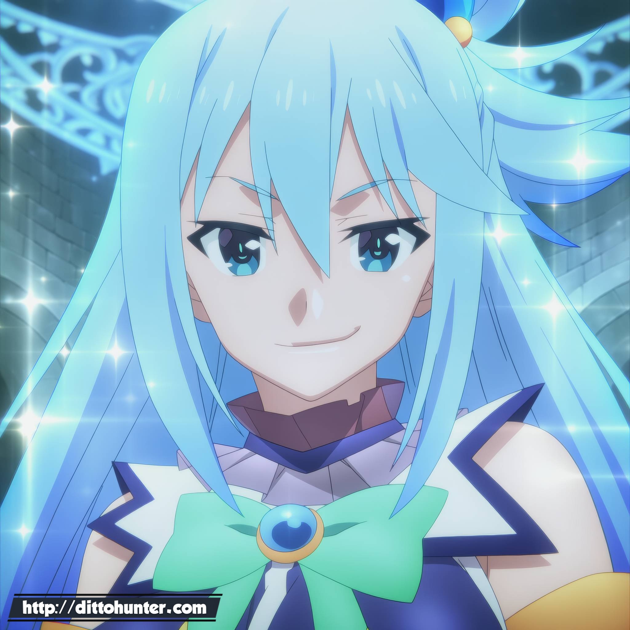 LNG - Aqua (KonoSuba) The Divine Lingerie Showcase - [ECHI]