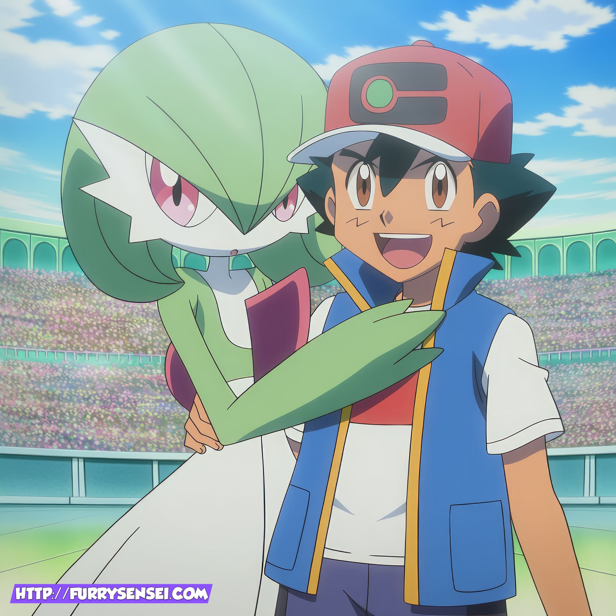 SHR - Ash Ketchum (Pokémon) The Intense Tournament Lesson with Gardevoir