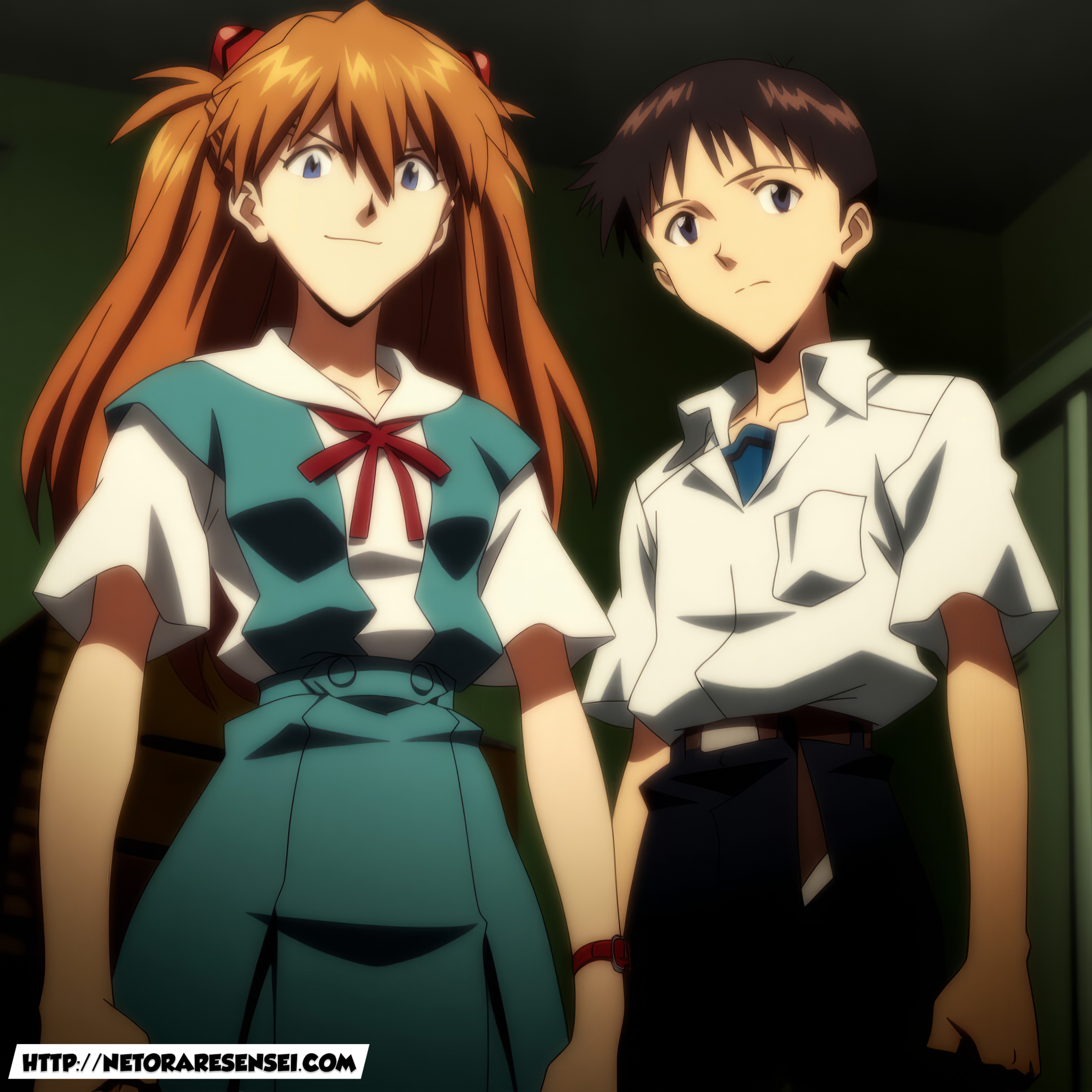 STR - Asuka Langley dominating Shinji Ikari (Neon Genesis Evangelion - [R-18]