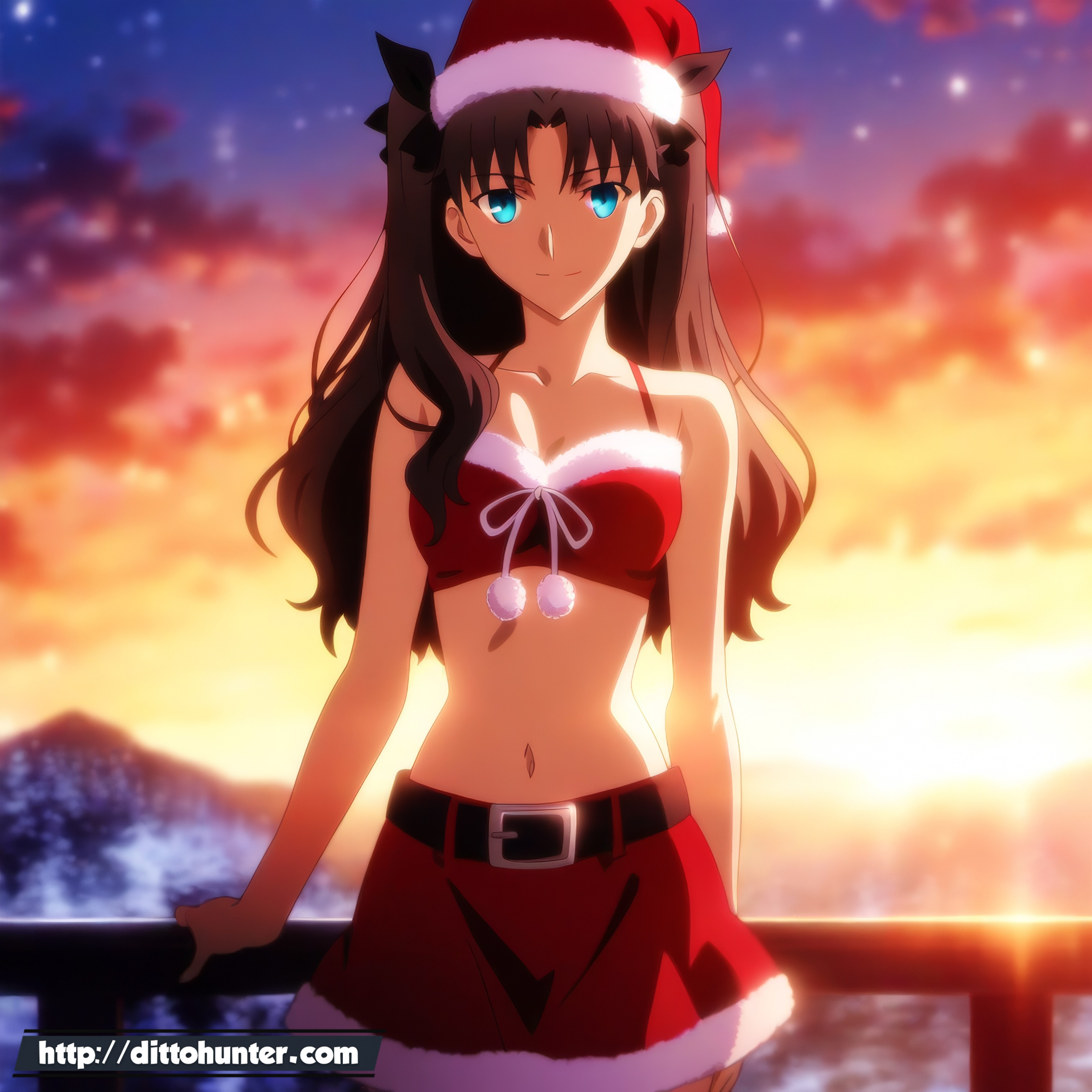 CHR - Rin Tohsaka (Fate Stay Night) sex at christmas - [R-18]