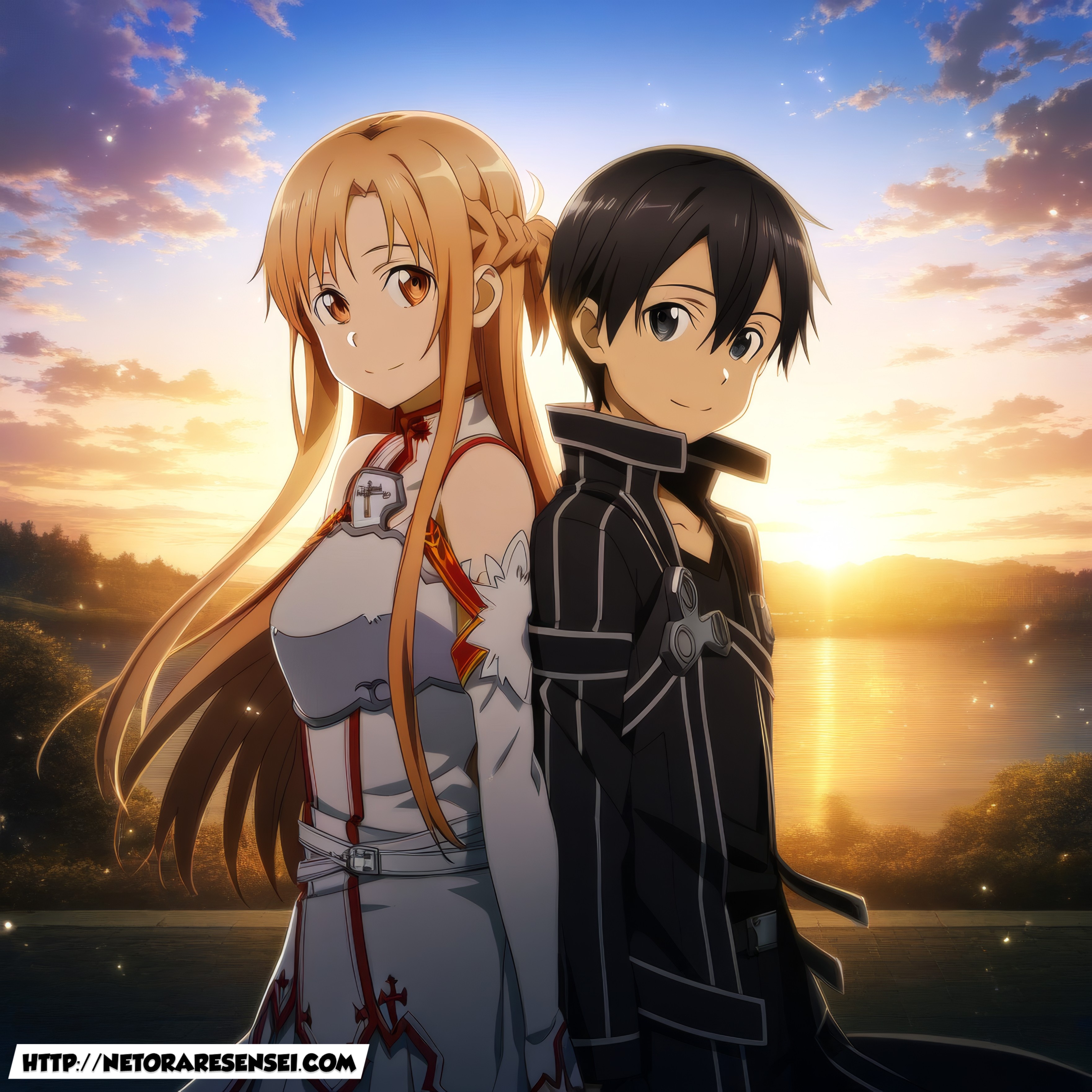 BLB - Kirito & Asuna (Sword Art Online) worshiping BBC - [R-18]