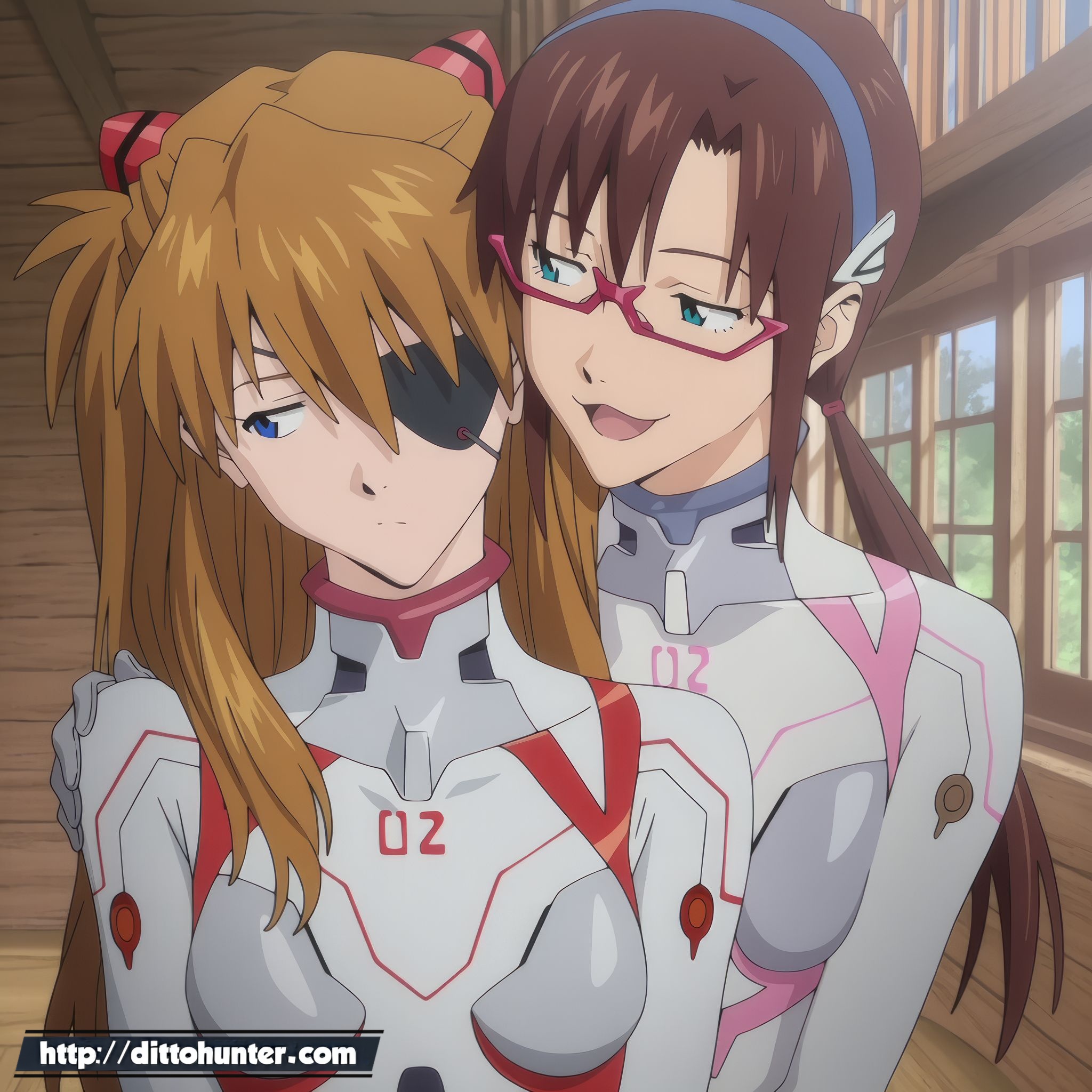 LES - Mari Makinami & Asuka Shikinami (Neon Genesis Evangelion) A Cozy Cabin Connection
