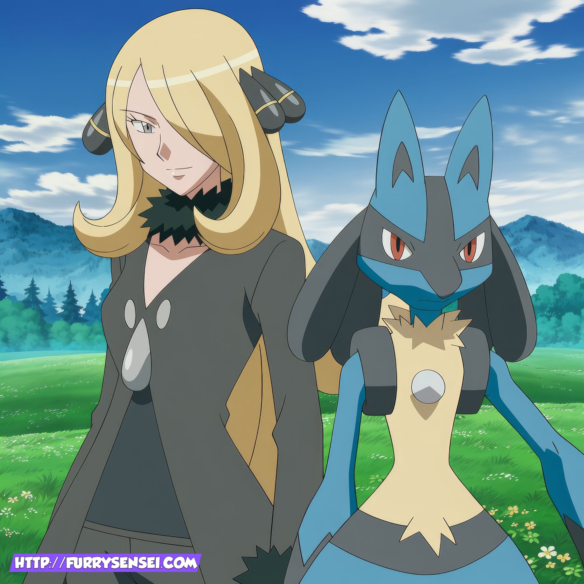 SHR - Cynthia & Lucario (Pokémon) Secrets of an Unspoken Bond