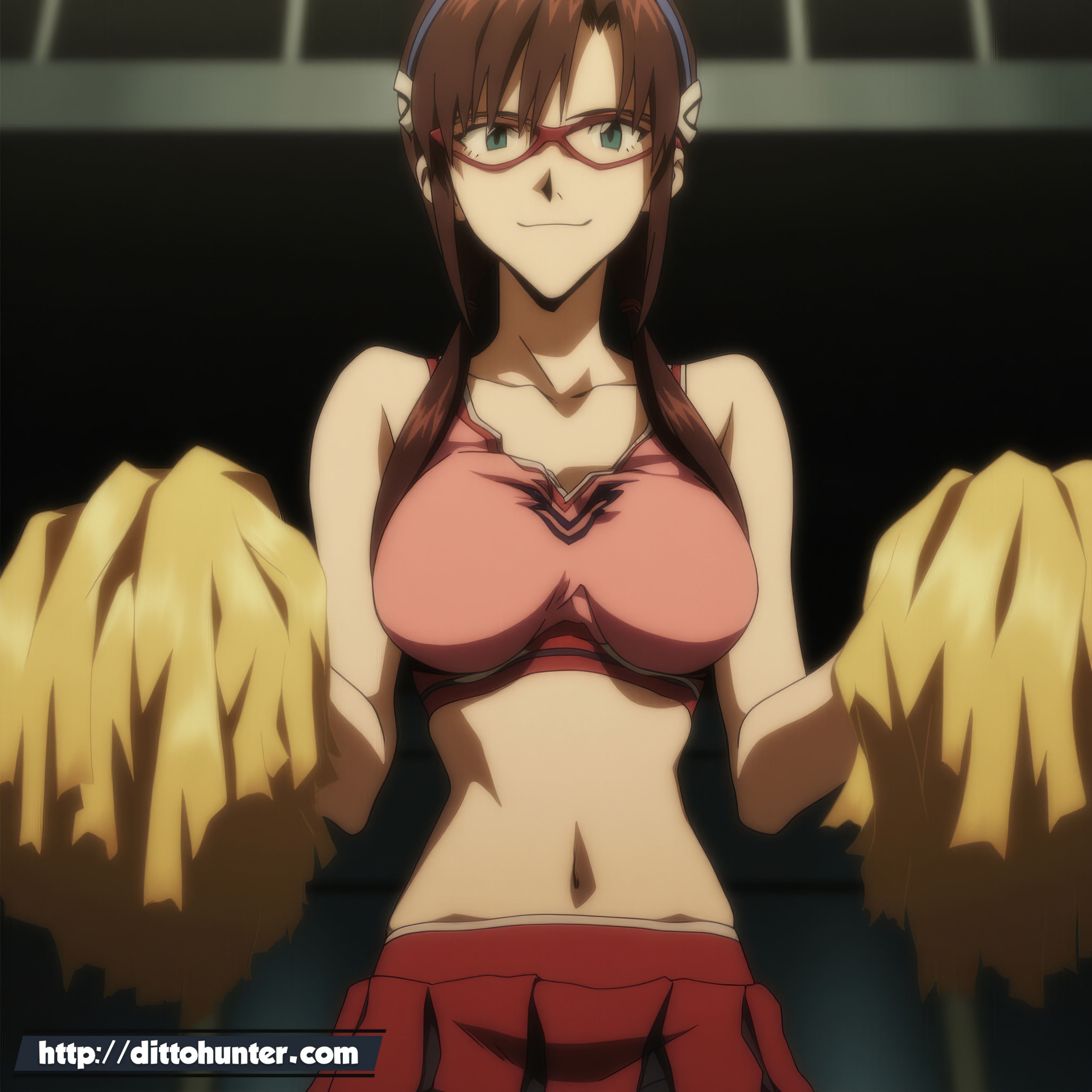 CHE - Mari Makinami (Neon Genesis Evangelion) the pervy cheerleader - [R-18]